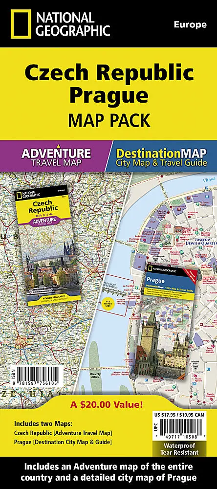 Czech Republic & Prague City & Countryside Adventure Map