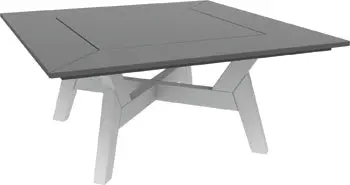 DEX Square Chat Table – Low-Level Conversation Table for Outdoor Living by Seaside Casual