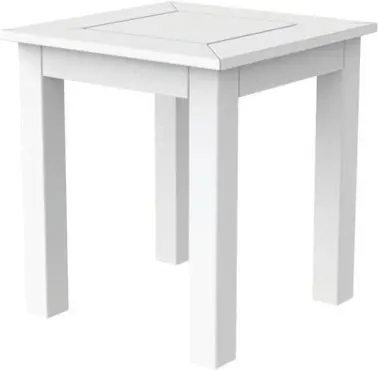 DEX Square Side Table – Modern Outdoor Accent Table by Seaside Casual