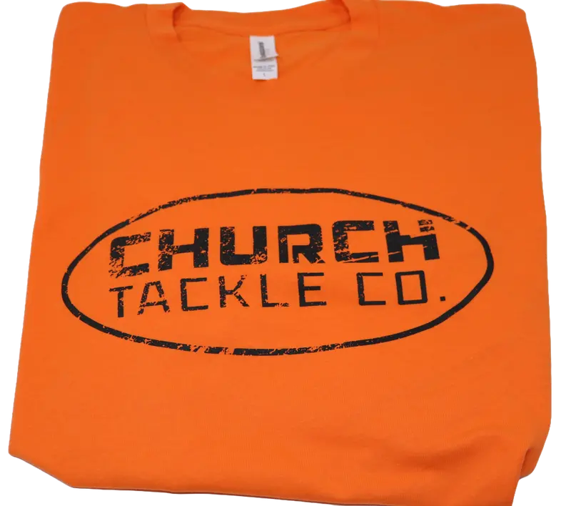 Distressed Orange Graphic T-Shirt