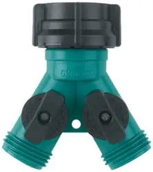 Dual-Inlet Hose Shut-Off Y Connector