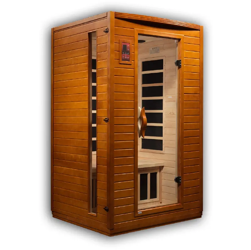 Dynamic Versailles Elite 2-Person Far-IR Sauna Engineered for Ultra-Low EMF Exposure