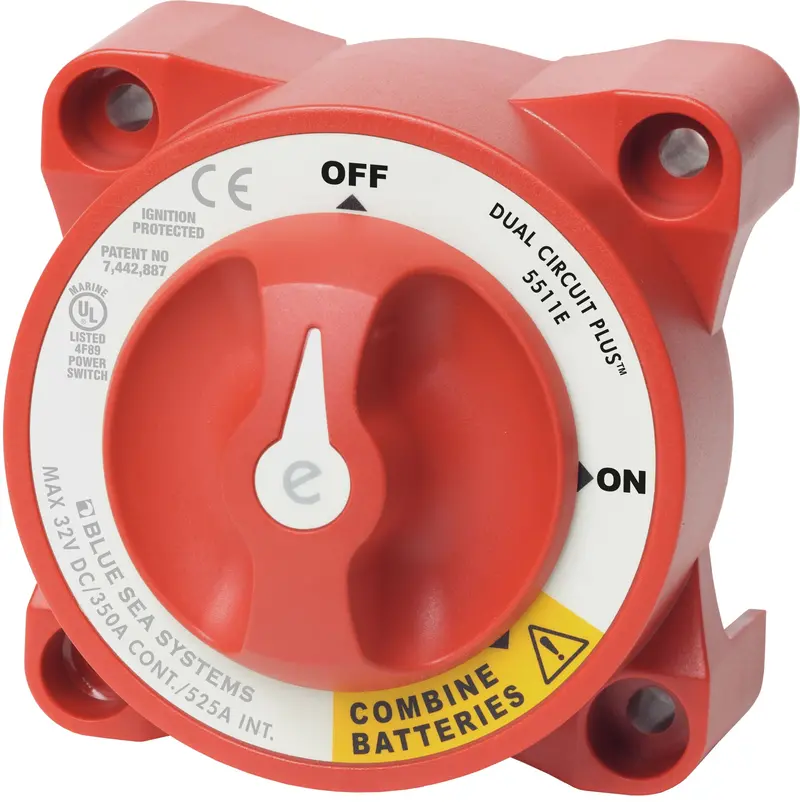 E-Series Dual-Circuit Plus Battery Management Switch