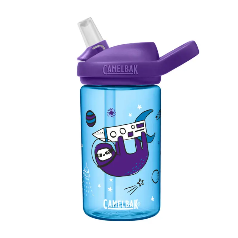 Eddy+ Kids 0.4L Insulated Water Bottle – Sloths in Space Design