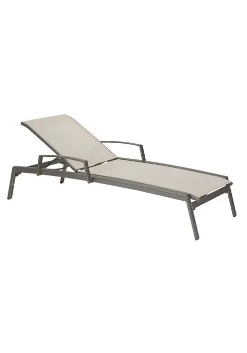 Elance Sling Chaise with Arms – Tropitone Outdoor Lounging