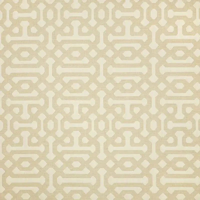 Elements 54-Inch Fretwork Flax Wallcovering