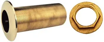 Extended-Length Bronze Thru-Hull Fitting