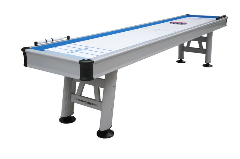Extera Outdoor Shuffleboard Table – 20″ Wide Playfield, 9′ or 12′ Length