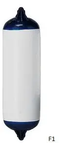 F Series White Marine Fender