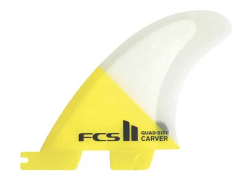 FCS II Carver PC Yellow Medium Quad Rear Surf Fins – Clearance
