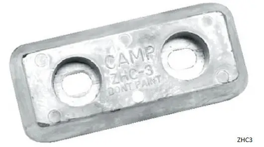 Flat Hull Plate Sacrificial Anodes
