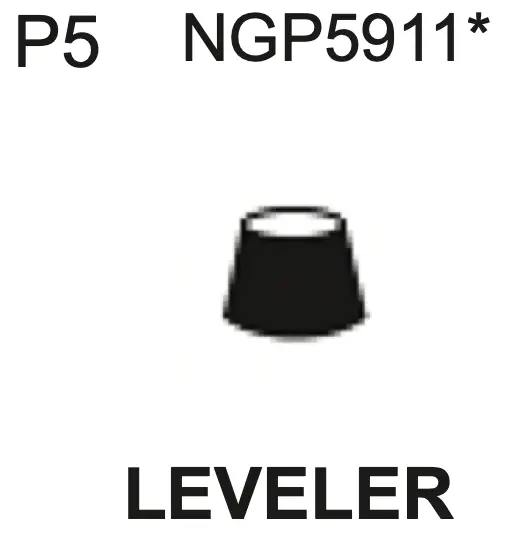Floor Leg Leveler Replacement – NGP5911