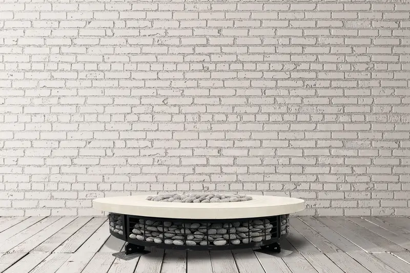 Fuego 54″ Linear Fire Table – Minimalist Steel Frame, High-Output Burner System