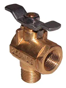 FV590 Series 90-Degree Brass Fuel Control Valve