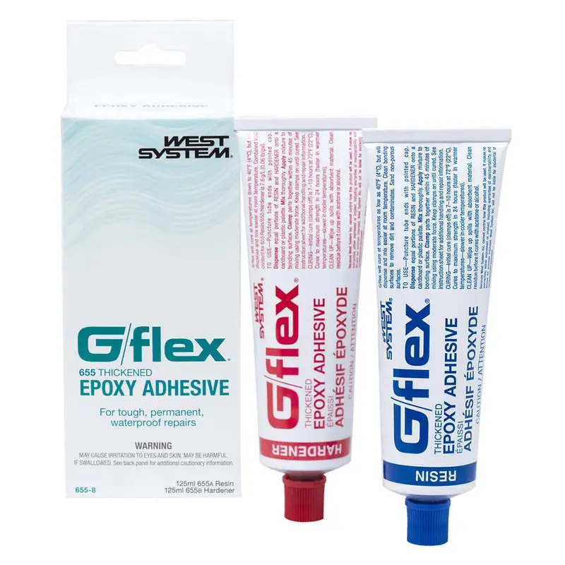 G-Flex 655-8 Epoxy Adhesive – Flexible Two-Part Repair Resin