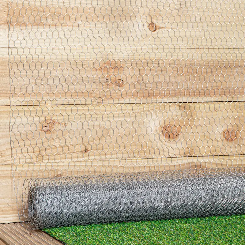 Galvanised Chicken Wire Fencing – 10m x 90cm x 13mm Heavy-Duty Garden Netting