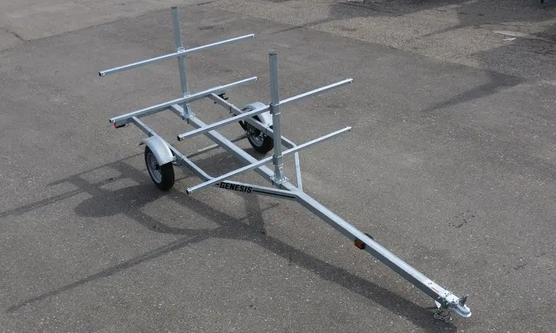 Genesis 14-Foot 4-Tier Canoe and Kayak Transport Trailer