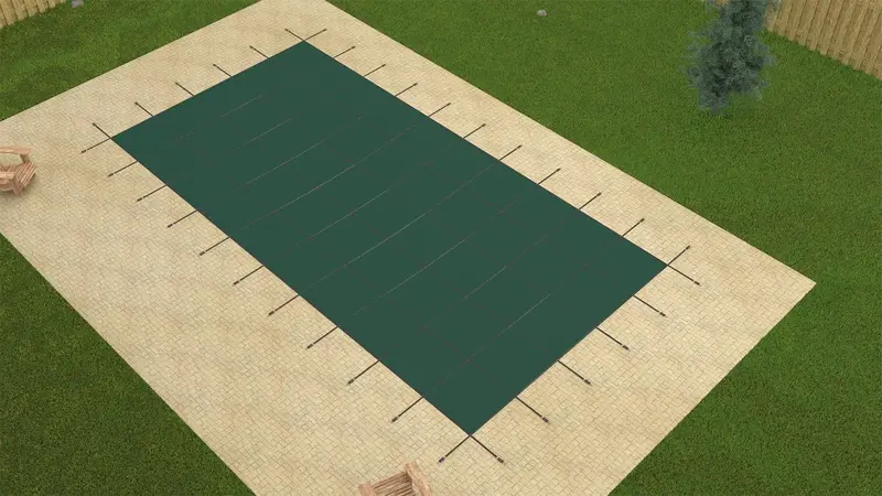 GLI Value X Solid Safety Pool Cover with Integrated Center Drain System