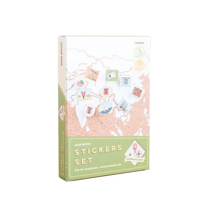 Global Travel Adventure Sticker Set