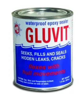 GLUVIT Waterproof Epoxy Sealer for Boat Repairs