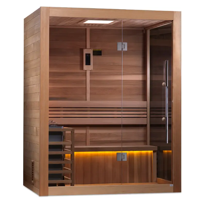 Golden Designs Hanko 2–3-Person Entry-Level Traditional Sauna – Compact & Efficient