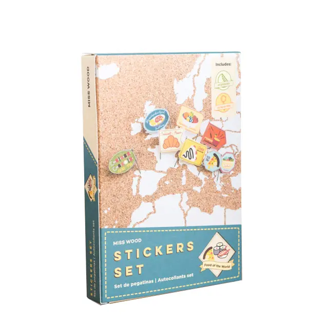 Gourmet Food-Themed Sticker Pack