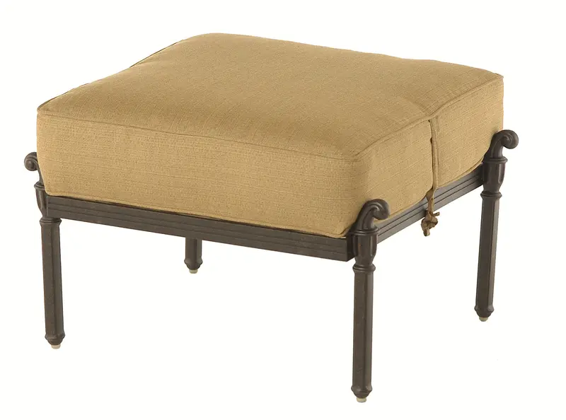 Grand Tuscany Cushioned Ottoman – Coordinating Footrest & Accent Piece