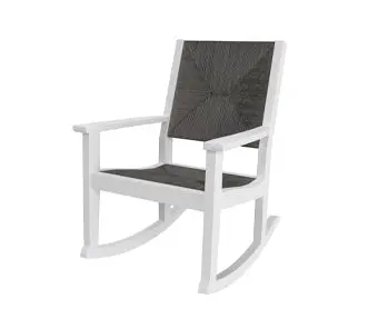 Greenwich Woven Rocker – Seaside Casual Handwoven Outdoor Relaxation
