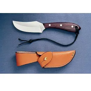 Grohmann #R103S Short-Blade Skinner Knife – Stainless Steel