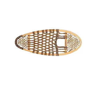 GV Snowshoe Full Bear Paw – 16″ x 32″ Traditional Rawhide Snowshoe