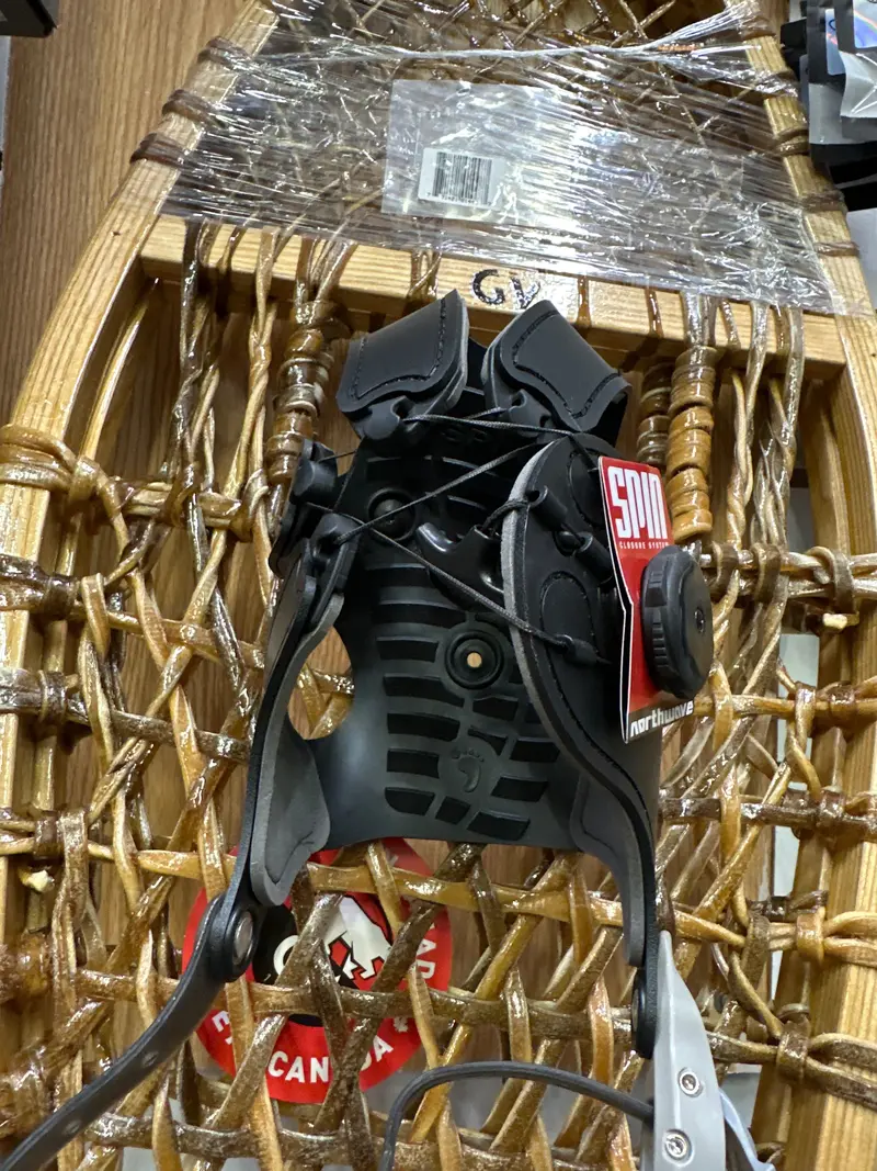 GV Snowshoe Traditional Spin Bindings H305 – Grey Aluminum Quick-Release System