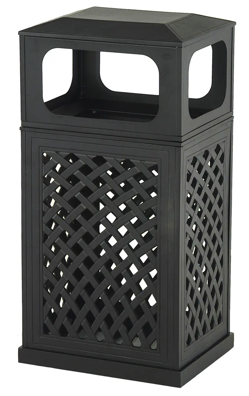 Hanamint Newport Trash Receptacle with Removable Liner