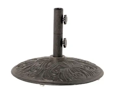 Hanamint Tuscany Alumiron Outdoor Umbrella with 50-Pound Weighted Base