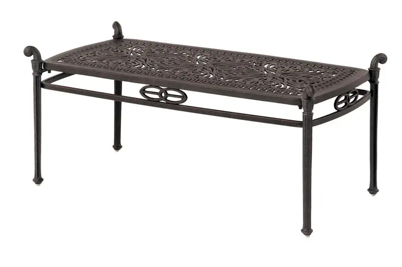 Hanamint Tuscany Rectangular Coffee Table (21″ × 42″)