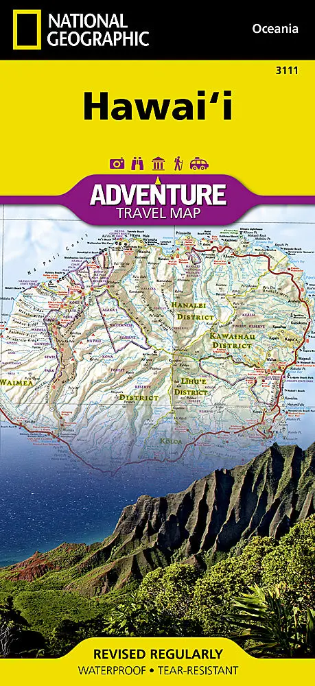 Hawaii Volcanic & Coastal Adventure Map