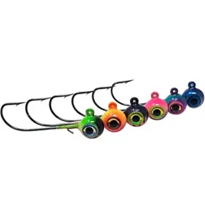 HCL Glow-in-the-Dark Walleye Hawgerz Jig Assortment