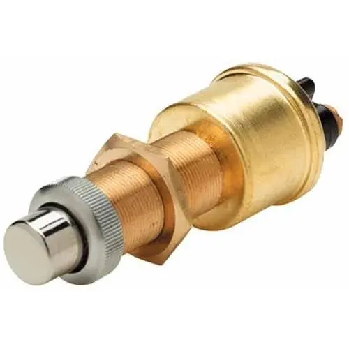 Heavy-Duty Push Button Switch with Metal Housing