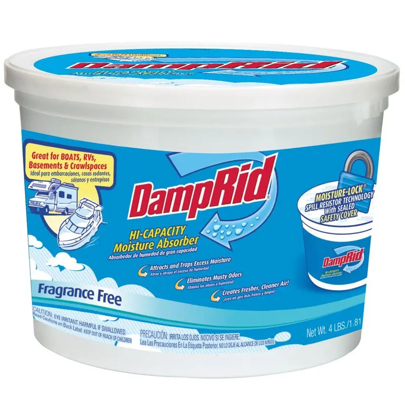 High-Capacity Moisture Absorber for Large Areas