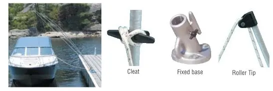 High-Performance Mooring Whip for Secure Boat Tethering
