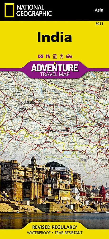 India Nationwide Adventure Travel Map
