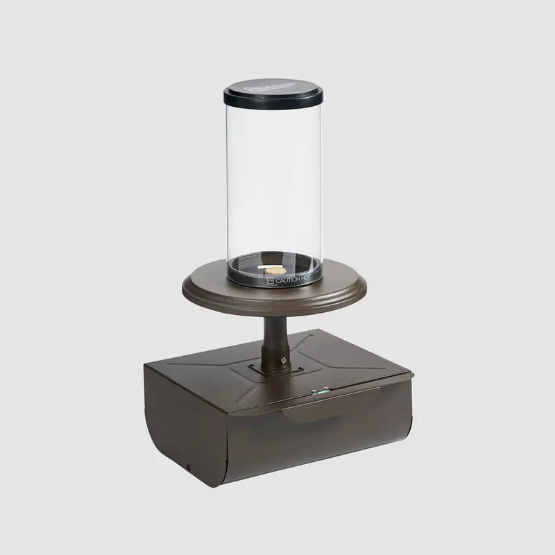 Intrigue Tabletop Outdoor Lantern – Portable Flameless or Fuel-Based Design
