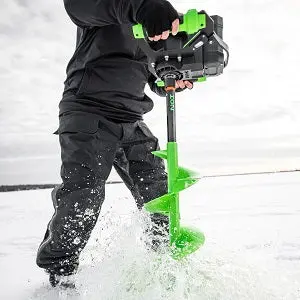 Ion Alpha Plus 8″ & 10″ Cordless Ice Auger – 40V Dual-Battery Kit