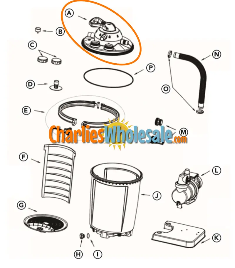 K00145 NEP2301 Tank Lid Assembly Replacement Kit