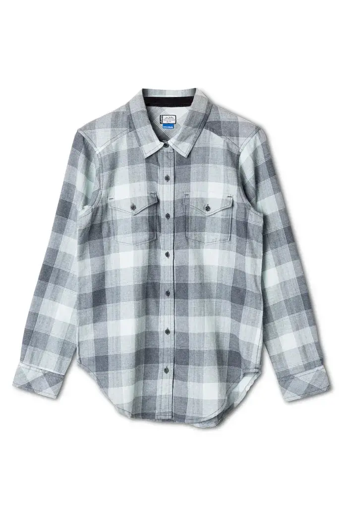 Kavu Billie Jean Women’s Flannel Shirt – Plaid Layering Essential