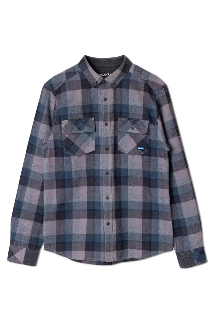 Kavu Buffaroni Men’s Shirt – Classic Cotton Checkered Top