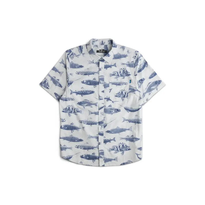 Kavu Men’s Topspot Short-Sleeve Button-Up Shirt