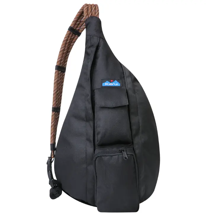 Kavu Rope Fleece Sling Pack – Adjustable Crossbody Bag