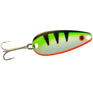 Len Thompson Ultra Glow Fire Tiger Spoon Lure