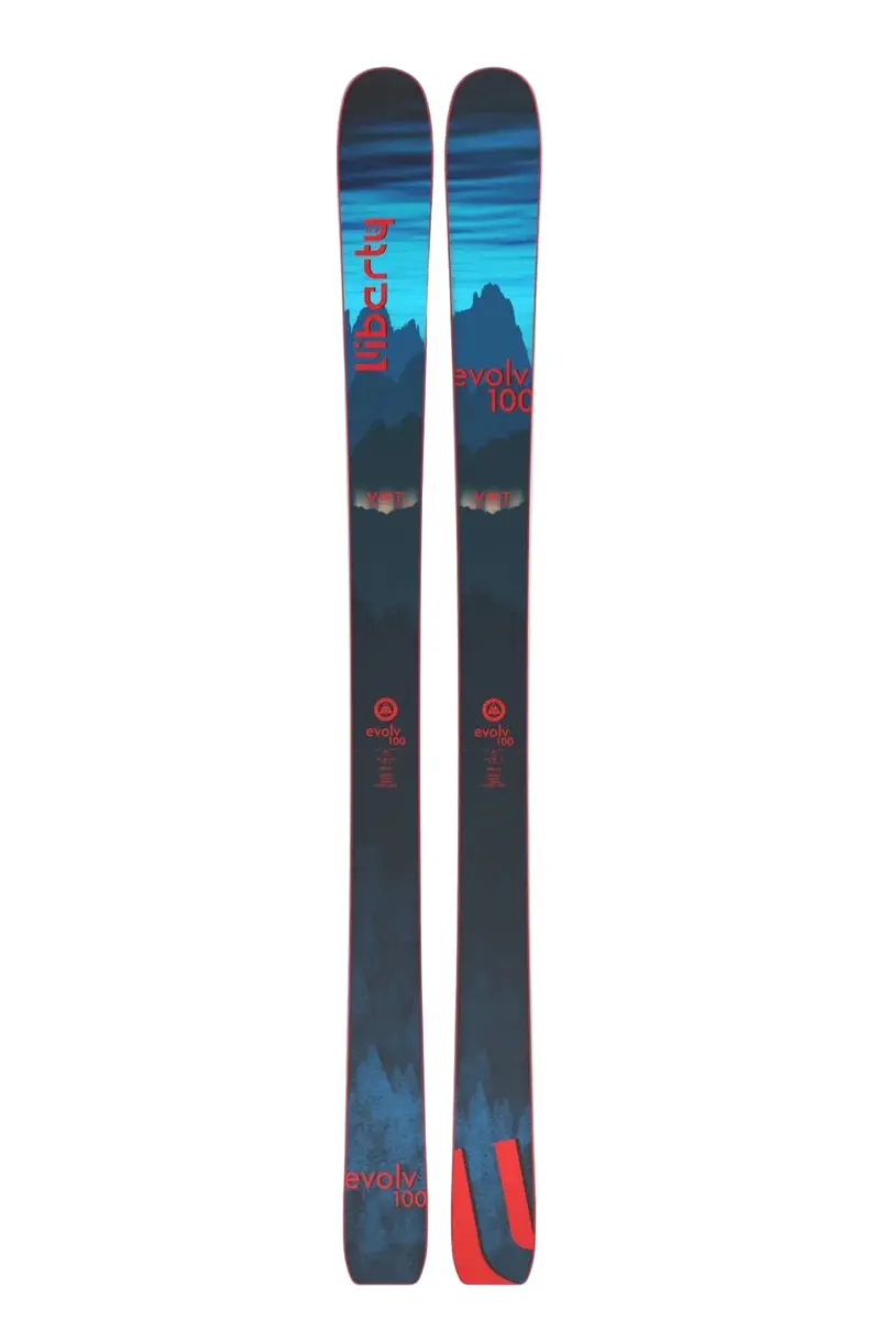 Liberty Evolv 100 All-Mountain Skis – 2022 Model