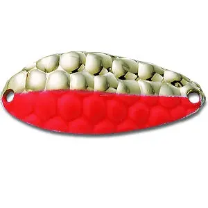 Little Cleo Spoon – 1/3 oz Gold with Neon Red Accent